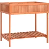 Image de vidaXL - Kruidenplantenbak - 80x60x80 - cm - massief - vurenhout