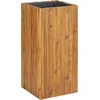 Image de vidaXL - Plantenbak - verhoogd - 43,5x43,5x90 - cm - massief - acaciahout