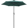 Image de vidaXL - Parasol - 200x224 - cm - aluminium - groen