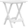 Image de vidaXL - Tuintafel - inklapbaar - 44,5x38,5x50 - cm - wit