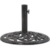 Image de vidaXL - Parasolvoet - 12 - kg - 48 - cm - gietijzer - bronskleurig