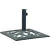 Image de vidaXL - Parasolvoet - 12 - kg - 49 - cm - gietijzer - groen