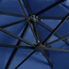 Image de vidaXL - Zweefparasol - met - LED - en - stalen - paal - 250x250 - cm - azuurblauw