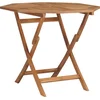 Image de vidaXL - Tuintafel - inklapbaar - 85x85x76 - cm - massief - teakhout