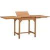 Image de vidaXL - Tuintafel - verlengbaar - (110-160)x80x75 - cm - massief - teakhout