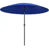 Image de vidaXL - Parasol - met - aluminium - paal - 270 - cm - azuurblauw