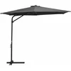 Image de vidaXL - Parasol - met - stalen - paal - 300 - cm - antraciet