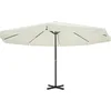 Image de vidaXL - Parasol - met - aluminium - paal - 600 - cm - zwart