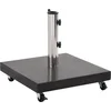 Image de vidaXL - Parasolvoet - vierkant - 30 - kg - graniet - zwart