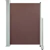 Image de vidaXL - Tuinscherm - uittrekbaar - 100x300 - cm - bruin
