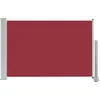 Image de vidaXL - Tuinscherm - uittrekbaar - 60x300 - cm - rood