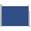 Image de vidaXL - Tuinscherm - uittrekbaar - 120x500 - cm - blauw