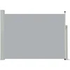 Image de vidaXL - Tuinscherm - uittrekbaar - 120x500 - cm - grijs