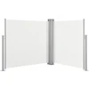 Image de vidaXL - Windscherm - uittrekbaar - 100x600 - cm - crème