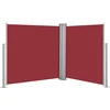 Image de vidaXL - Windscherm - uittrekbaar - 120x600 - cm - rood
