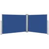 Image de vidaXL - Windscherm - uittrekbaar - 100x1000 - cm - blauw