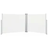 Image de vidaXL - Windscherm - uittrekbaar - 140x1000 - cm - crème