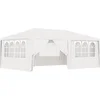 Image de vidaXL - Partytent - met - zijwanden - professioneel - 90 - g/m² - 4x6 - m - wit