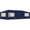 Image de vidaXL - Partytent - met - zijwanden - professioneel - 90 - g/m² - 4x9 - m - blauw