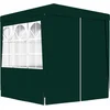 Image de vidaXL - Partytent - met - zijwanden - professioneel - 90 - g/m² - 2x2 - m - groen
