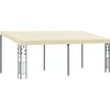 Image de vidaXL - Wandprieel - 6x3x2,5 - m - crème