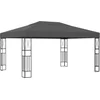 Image de vidaXL - Prieel - 3x4 - m - stof - antraciet