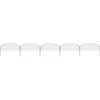 Image de vidaXL - Schuttingset - gebogen - 77,3x26 - cm - groen