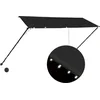 Image de vidaXL - Luifel - uittrekbaar - met - LED - 300x150 - cm - antraciet