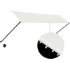 Image de vidaXL - Luifel - uittrekbaar - met - LED - 350x150 - cm - crème