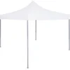 Image de vidaXL - Partytent - inklapbaar - 3x3 - m - staal - wit