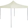 Image de vidaXL - Partytent - professioneel - inklapbaar - 2x2 - m - staal - crème