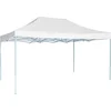 Image de vidaXL - Partytent - inklapbaar - 280x410x315 - cm - staal - wit