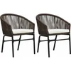 Image de vidaXL - Tuinstoelen - 2 - st - PE-rattan - bruin