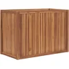 Image de vidaXL - Plantenbak - verhoogd - 100x50x70 - cm - massief - teakhout