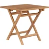 Image de vidaXL - Tuintafel - inklapbaar - 45x45x45 - cm - massief - teakhout