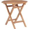 Image de vidaXL - Tuintafel - inklapbaar - 45x45x45 - cm - massief - teakhout