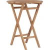 Image de vidaXL - Tuintafel - inklapbaar - 60 - cm - massief - teakhout