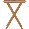 Image de vidaXL - Tuintafel - inklapbaar - 60x60x75 - cm - massief - teakhout