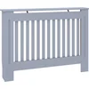 Image de vidaXL Radiatorombouw 112x19x81,5 cm MDF grijs