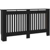 Image de vidaXL Radiatorombouw 152x19x81 cm MDF zwart