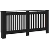 Image de vidaXL Radiatorombouw 172x19x81 cm MDF zwart