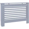 Image de vidaXL Radiatorombouw 112x19x81 cm MDF antraciet