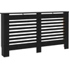 Image de vidaXL Radiatorombouw 152x19x81 cm MDF zwart