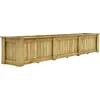 Image de vidaXL - Plantenbak - verhoogd - 291x50x50 - cm - geïmpregneerd - grenenhout