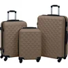 Image de vidaXL - 3-delige - Harde - kofferset - ABS - bruin