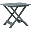Image de vidaXL - Tuintafel - inklapbaar - 79x72x70 - cm - kunststof - groen