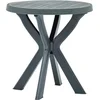 Image de vidaXL - Bistrotafel - Ø70 - cm - kunststof - groen