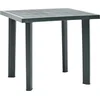 Image de vidaXL - Tuintafel - 80x75x72 - cm - kunststof - groen