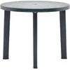 Image de vidaXL - Tuintafel - 89 - cm - kunststof - groen