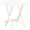 Image de vidaXL - Tuintafel - inklapbaar - 45x43x50 - cm - kunststof - wit